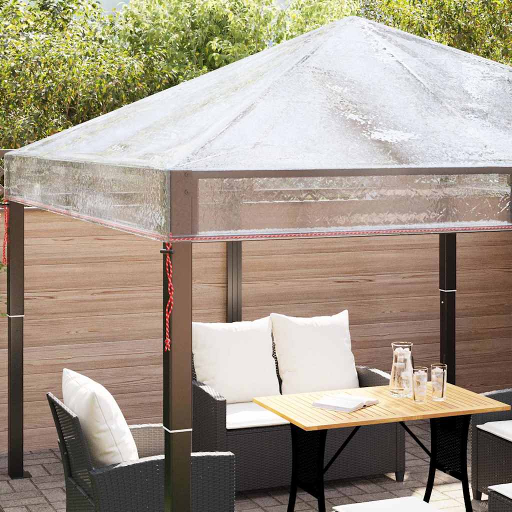 Sostituzione Copertura Gazebo 300 X 300 X 26 Cm Trasparente Pvc