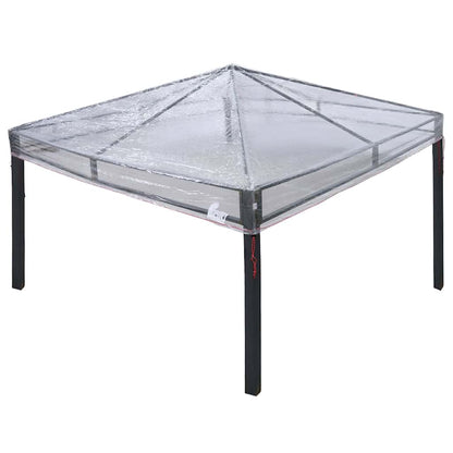 Sostituzione Copertura Gazebo 300 X 300 X 26 Cm Trasparente Pvc