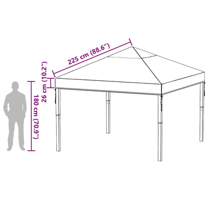 Sostituzione Copertura Gazebo 300 X 300 X 26 Cm Trasparente Pvc