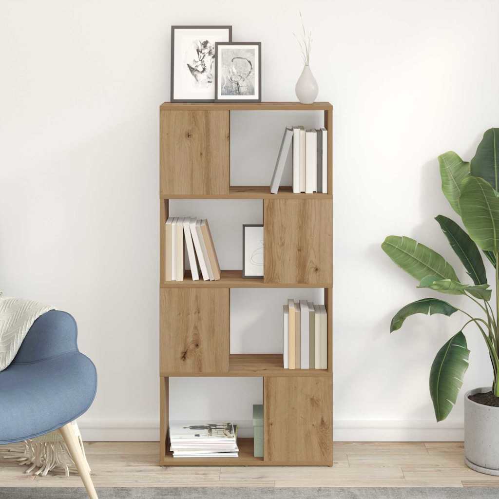 Mobile Porta Tv 80X24X32Cm Legno Multistrato Rovere Artigianale