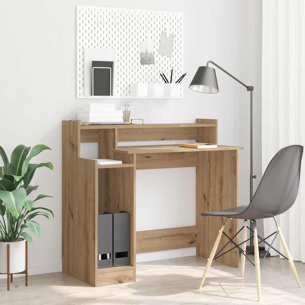 Scrivania Con Luci Led 97X45X90 Cm In Multistrato