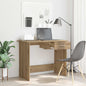 Scrivania Bianca 100X50X76 Cm In Legno Multistrato