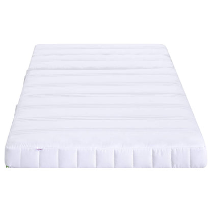Materasso In Schiuma Estensibile 80 X 200 Cm Bianco