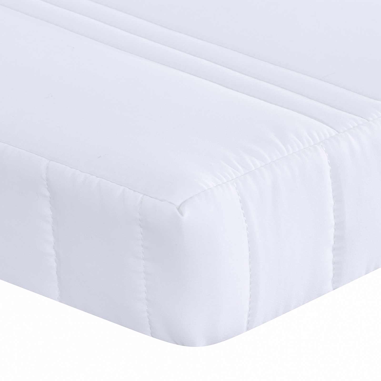 Materasso In Schiuma Estensibile 80 X 200 Cm Bianco