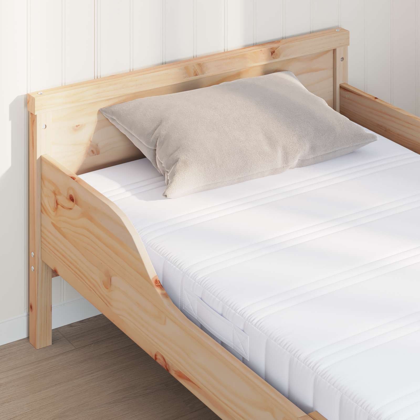 Materasso In Schiuma Estensibile 80 X 200 Cm Bianco