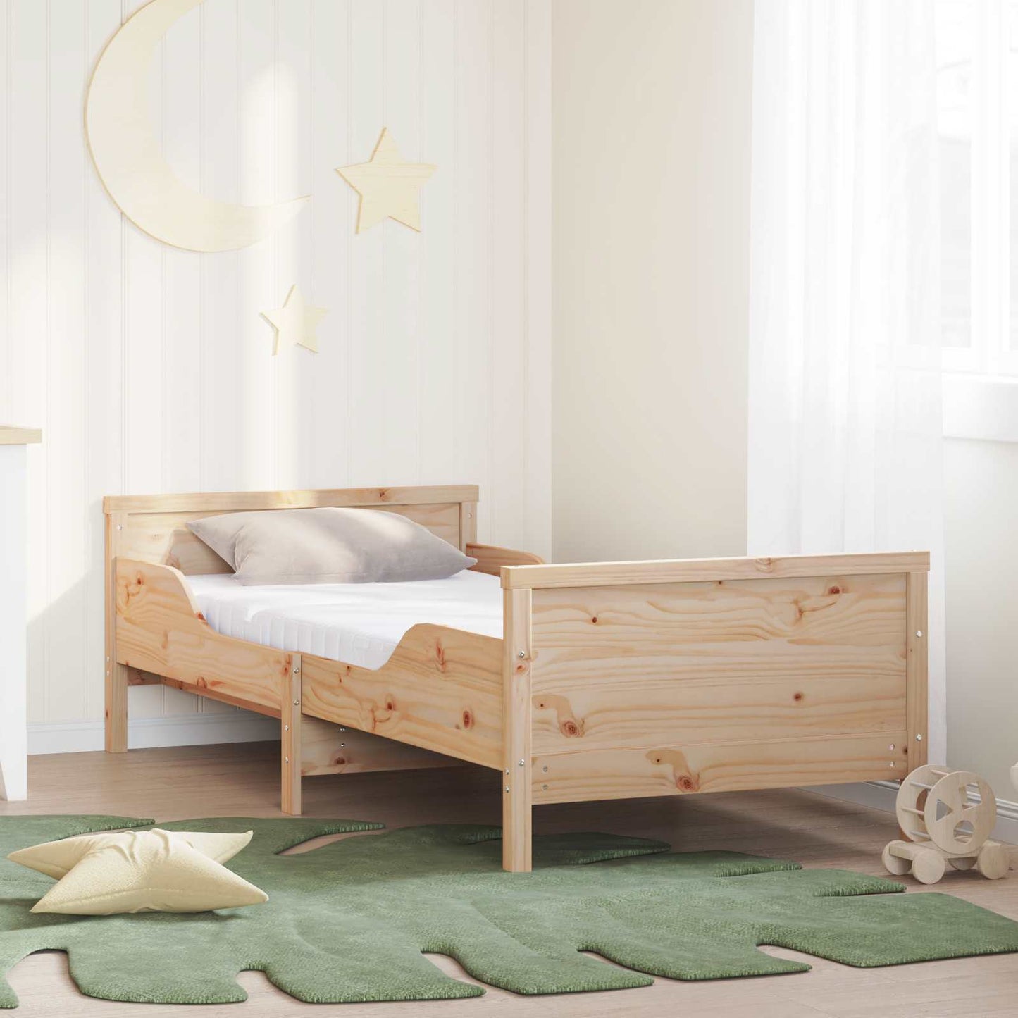 Materasso In Schiuma Estensibile 80 X 200 Cm Bianco