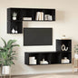 Set Mobili Porta Tv 4 Pz In Legno Multistrato