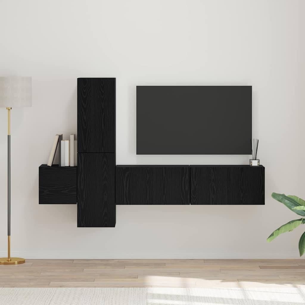 Mobili Tv A Parete 3 Pz In Legno Multistrato