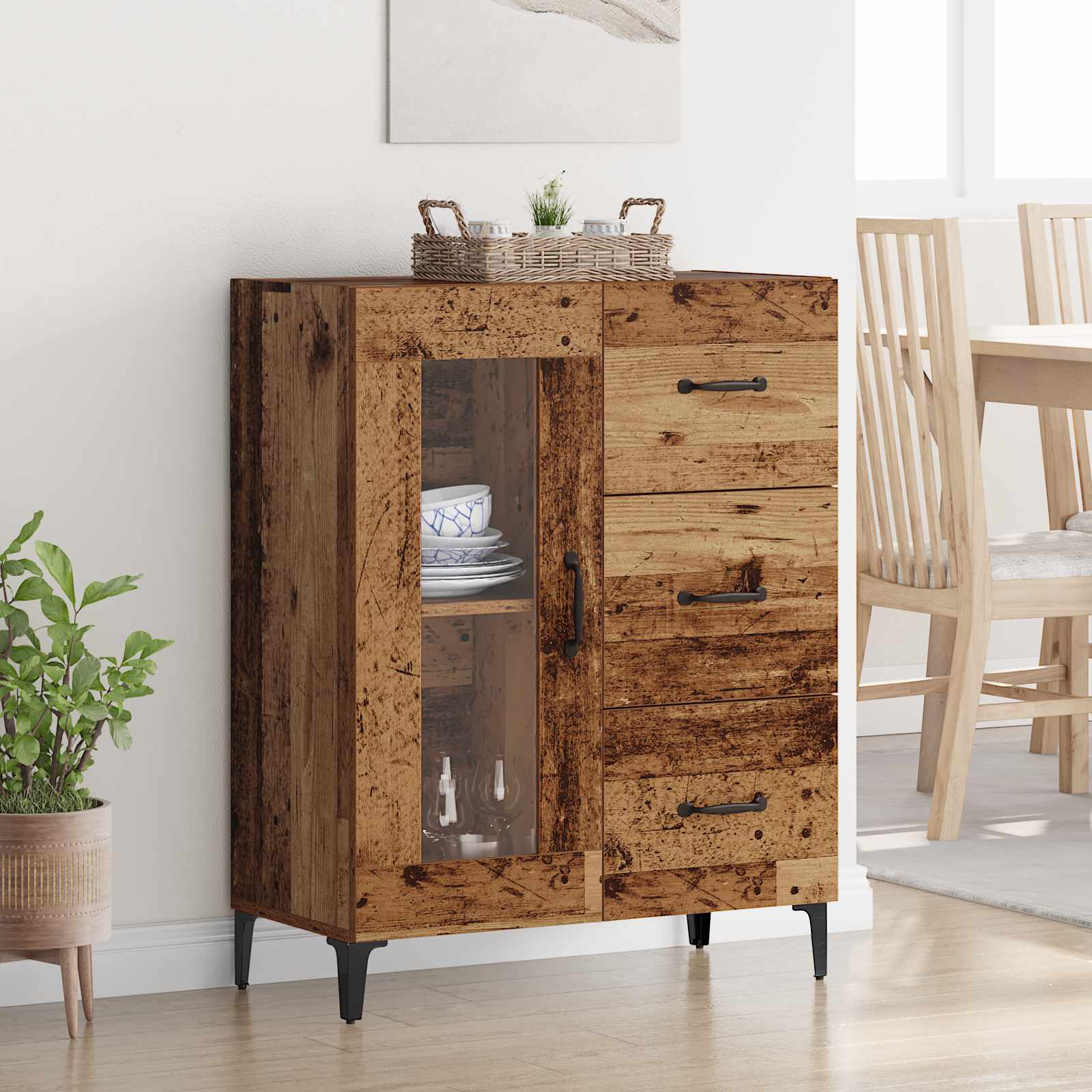 Credenza Con Cassetto 69,5 X 34 X 90 Cm