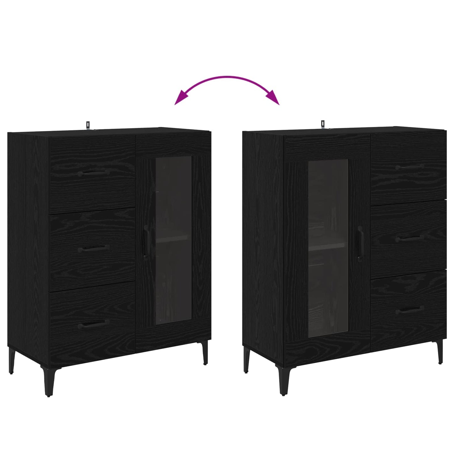 Credenza Con Cassetto 69,5 X 34 X 90 Cm