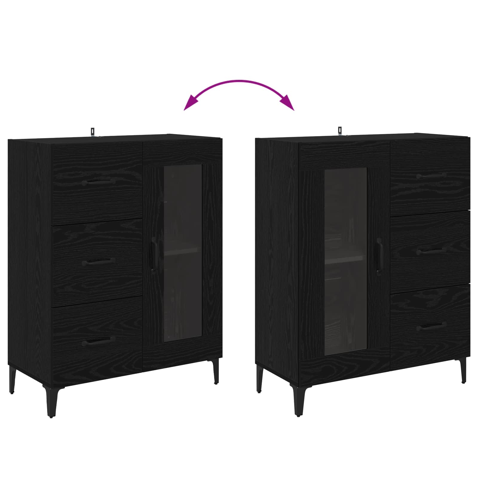 Credenza Con Cassetto 69,5 X 34 X 90 Cm