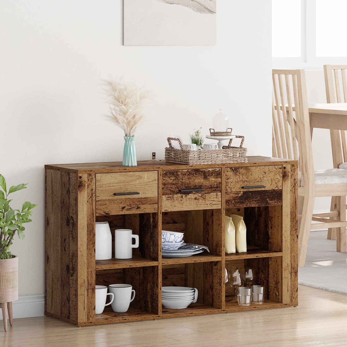 Credenza 100 X 30 X 59,5 Cm Legno Multistrato