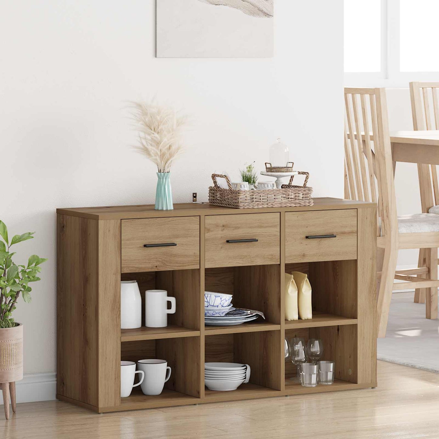 Credenza 100 X 30 X 59,5 Cm Legno Multistrato