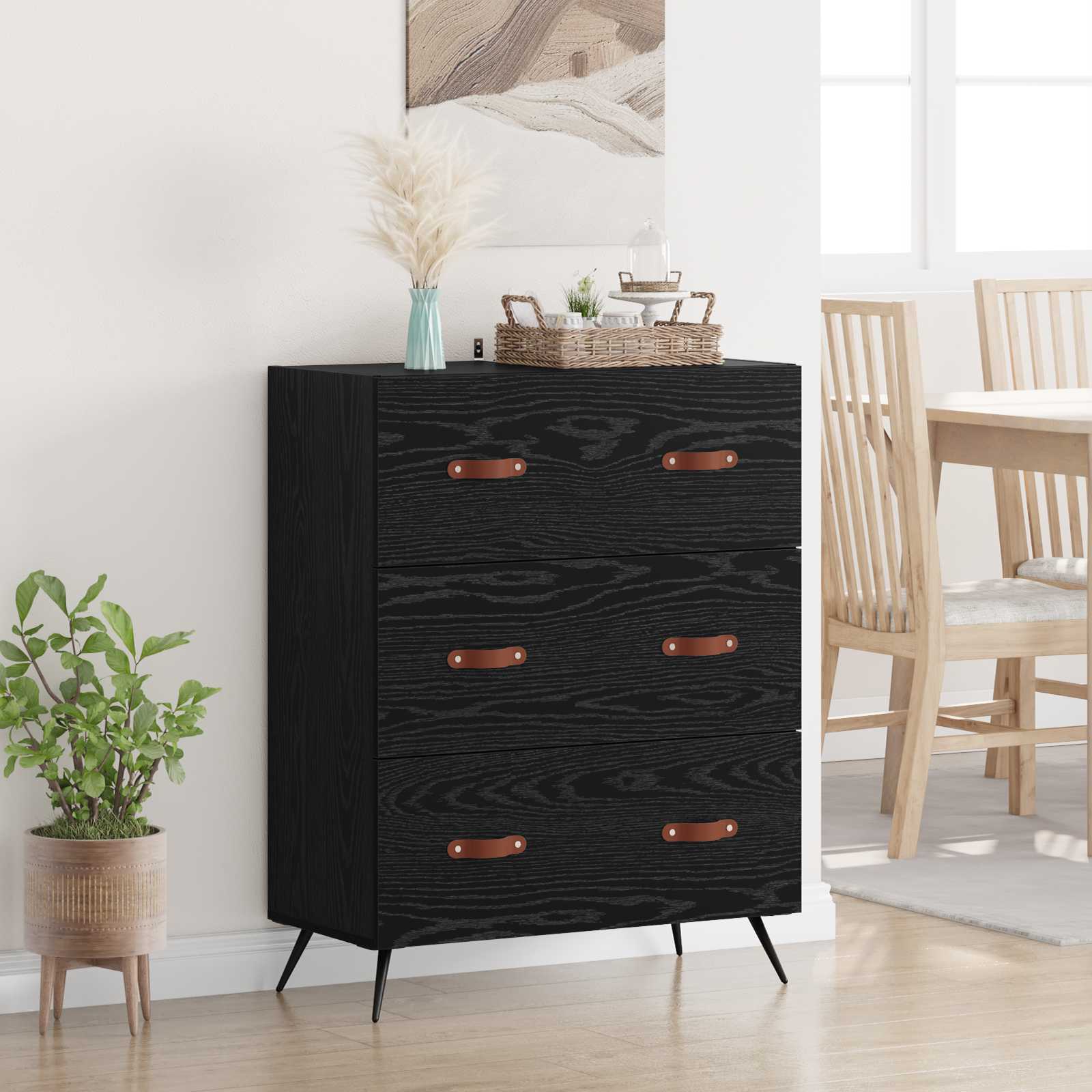 Cassettiera 69,5X34X90 Cm In Legno Multistrato