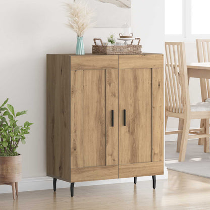 Credenza Bianca 69,5X34X90 Cm In Legno Multistrato