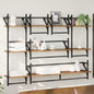 Set Mensole Da Parete 6 Pcs 100 X 25 X 30 Cm