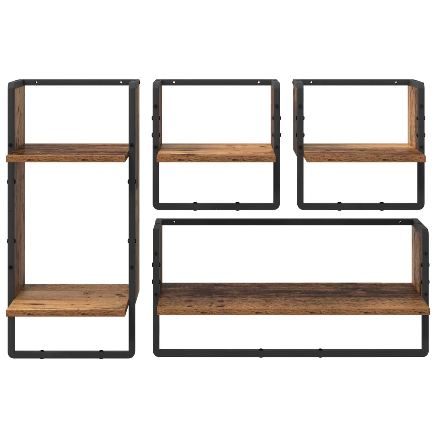Set Mensole Da Parete 4 Pz 65 X 25 X 30 Cm