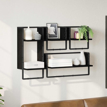 Set Mensole Da Parete 4 Pcs 65 X 25 X 30 Cm