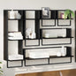 Set Mensole Da Parete 6 Pcs 100 X 25 X 30 Cm