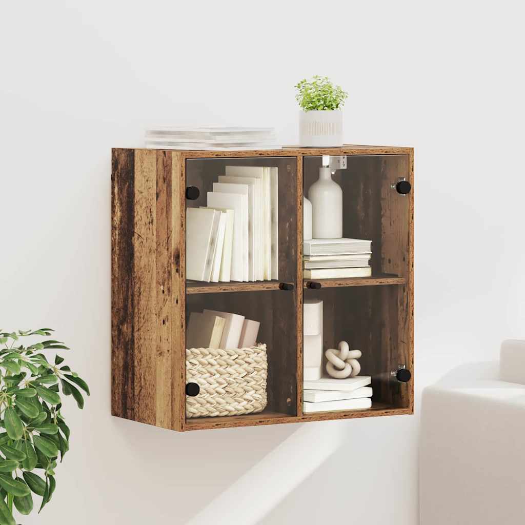 Mobile A Muro Con Ante In Vetro 68X37X68,5 Cm
