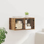 Mobile A Muro Con Ante In Vetro 68,5X37X35 Cm