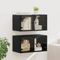 Mobile A Muro Con Ante In Vetro 68,5X37X35 Cm