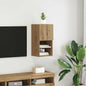Mobili Tv Con Luci Led 2 Pz 30,5X30X102 Cm
