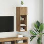Mobili Tv Con Luci Led 2 Pz 30,5X30X102 Cm