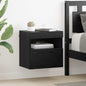 Mobile Tv A Parete Con Luci Led 60X30X40 Cm