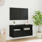 Mobile Tv A Parete Con Luci Led 60X30X40 Cm