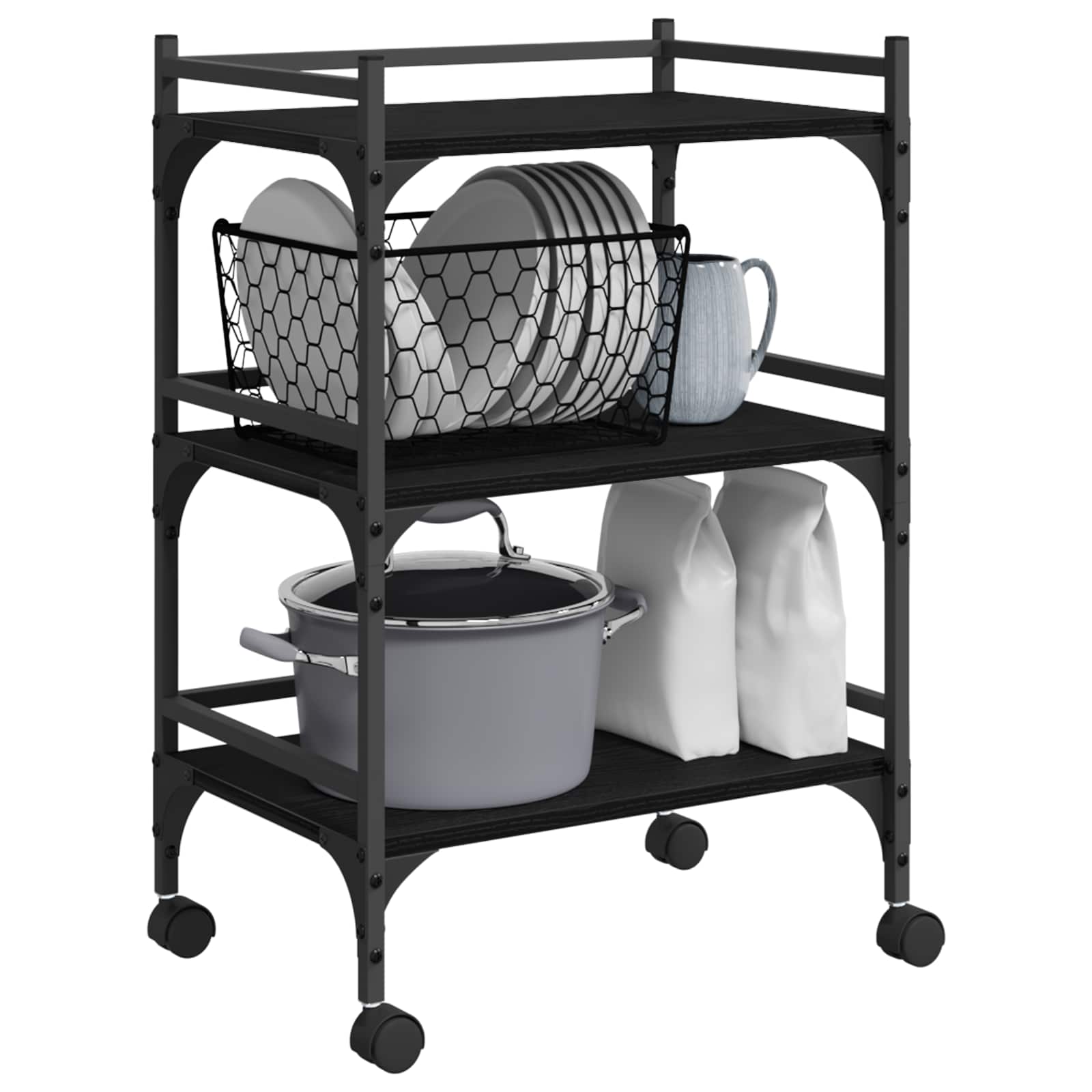 Carrello Da Cucina 50 X 35 X 75.5 Cm