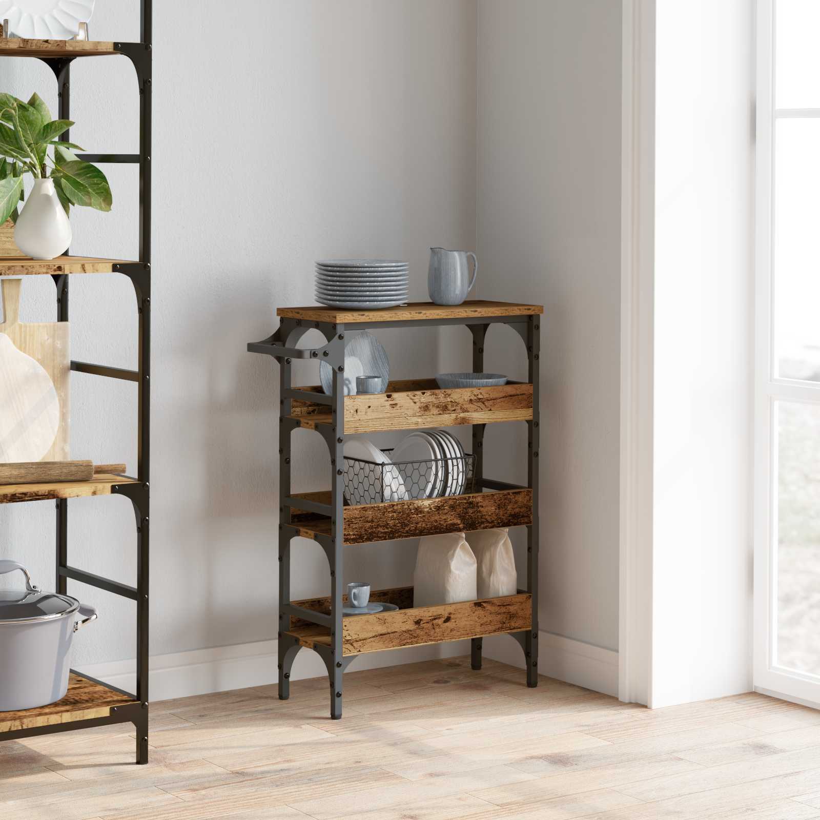 Carrello Da Cucina 53 X 20 X 76 Cm