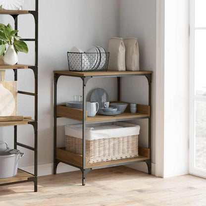 Carrello Da Cucina Rovere Artigianale 60 X 41 X 80.5 Cm