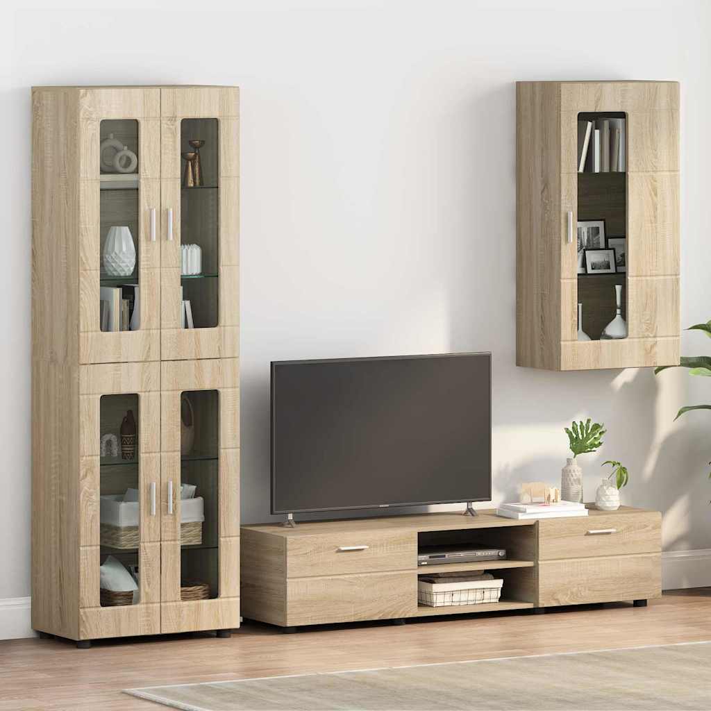 Credenza Con Porta Florin 88,5 X 30,5 X 73 Cm Rovere Sonoma