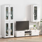 Credenza Con Porta Florin 88,5 X 30,5 X 73 Cm Bianco Lucido