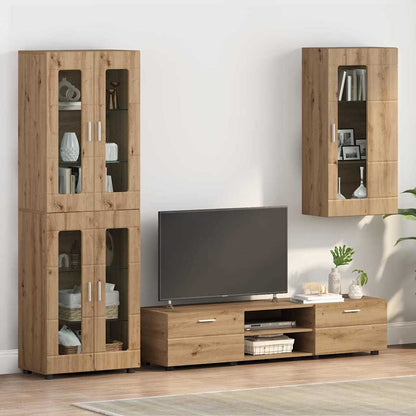 Credenza Florin 88,5 X 30,5 X 73 Cm Rovere Artigianale