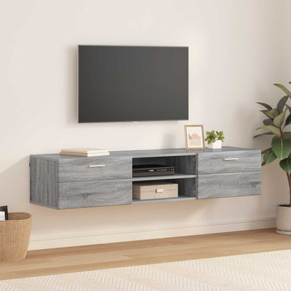 Credenza Con Porta Florin Grigio Sonoma 88,5 X 30,5 X 55,5 Cm Sonoma Grigia