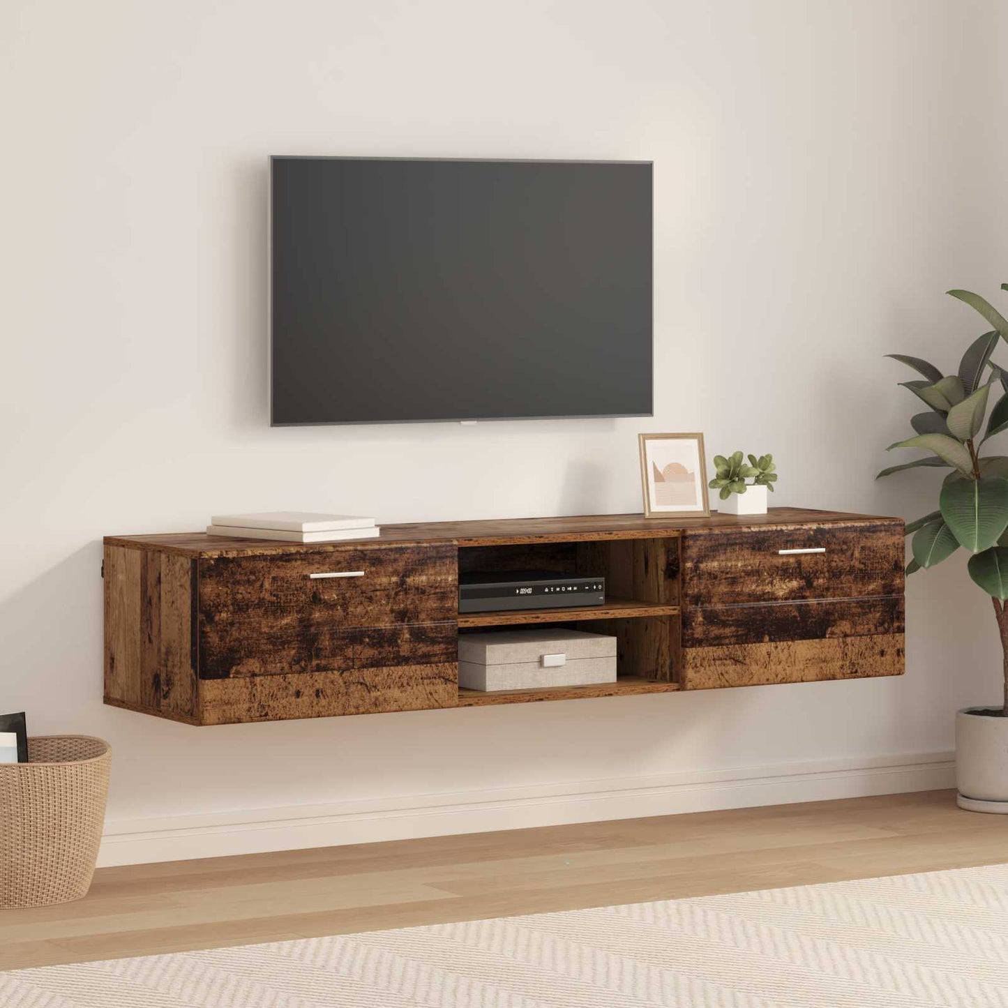 Credenza Con Porta Florin 88,5 X 30,5 X 73 Cm Legno Vecchio