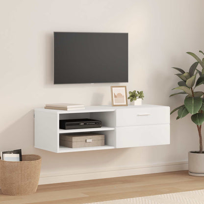 Credenza Florin 88,5 X 30,5 X 73 Cm Legno Multistrato Bianco