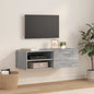 Credenza Con Porta Florin Grigio Sonoma 88,5 X 30,5 X 55,5 Cm Sonoma Grigia