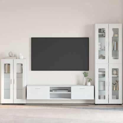Credenza Florin 88,5 X 30,5 X 73 Cm Legno Multistrato Bianco