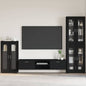 Credenza Florin 88,5 X 30,5 X 55,5 Cm Legno Multistrato Nero