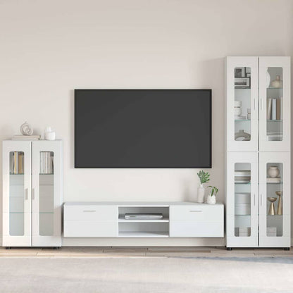 Credenza Con Porta Florin 88,5 X 30,5 X 73 Cm Bianco Lucido