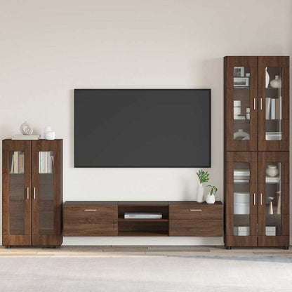 Credenza Con Porta Florin Rovere Marrone 88,5 X 30,5 X 55,5 Cm Quercia Marrone