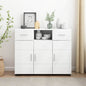 Credenza Florin 88,5 X 30,5 X 73 Cm Legno Multistrato Bianco