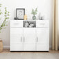 Credenza Con Porta Florin 88,5 X 30,5 X 73 Cm Bianco Lucido