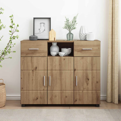 Credenza Florin 88,5 X 30,5 X 73 Cm Rovere Artigianale