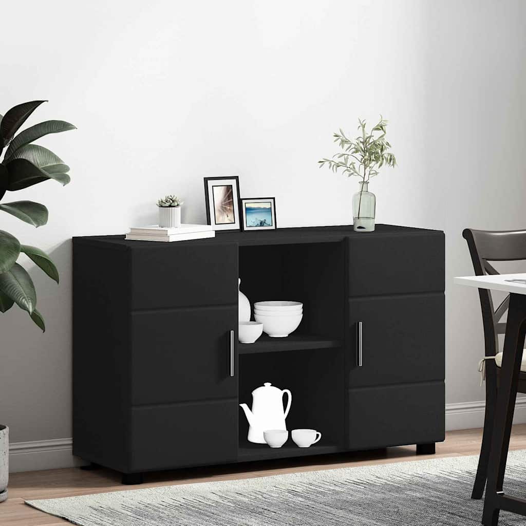 Credenza Florin 88,5 X 30,5 X 55,5 Cm Legno Multistrato Nero