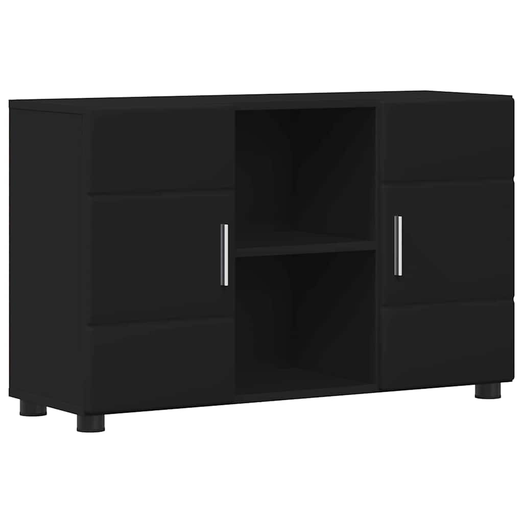 Credenza Florin 88,5 X 30,5 X 55,5 Cm Legno Multistrato Nero