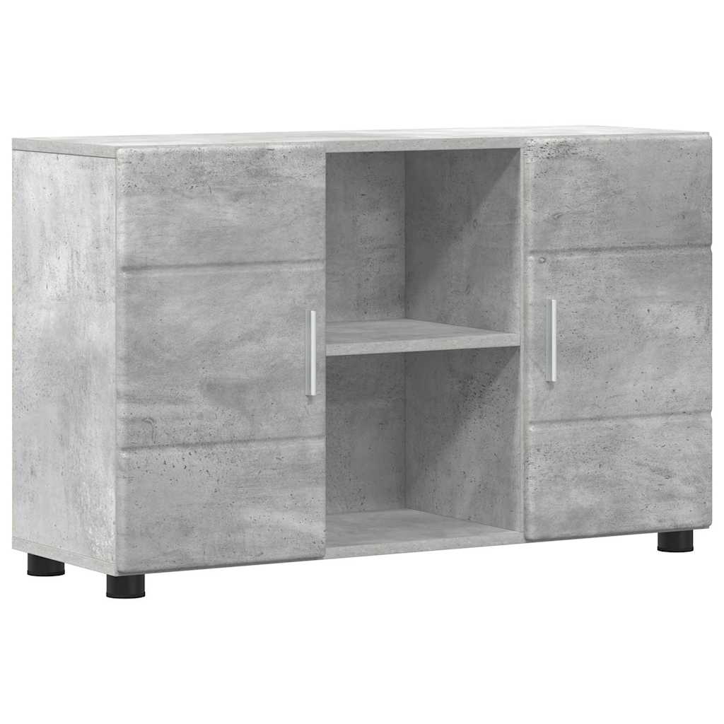 Credenza Con Porta Florin Grigio Cemento 88,5 X 30,5 X 55,5 Cm Rovere Sonoma